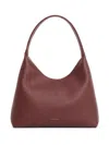 Mansur Gavriel Candy Pebbled Leather Shoulder Bag In Red