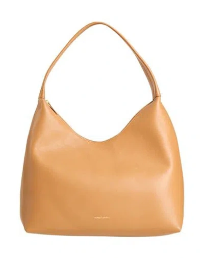 Mansur Gavriel Candy Woman Handbag Camel Size - Leather In Gold