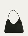 Mansur Gavriel Candy Suede Shoulder Bag In Moss