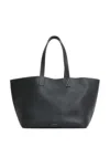 Mansur Gavriel Carryall Leather Tote Bag In Black