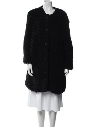 Pre-owned Mansur Gavriel Cashmere Coat In Black