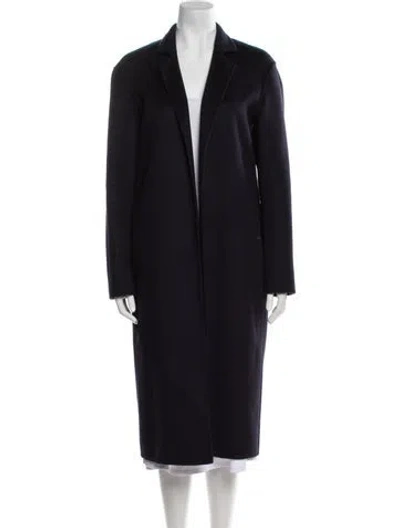 Pre-owned Mansur Gavriel Cashmere Coat In Blue