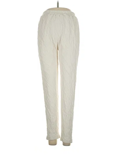 Pre-owned Mansur Gavriel Casual Pants In Ivory