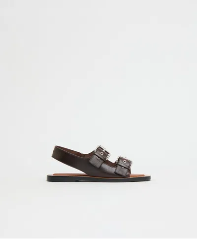 Mansur Gavriel Cintura Sandal In Black