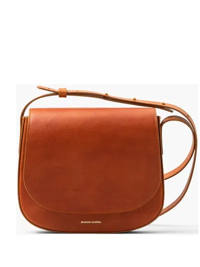 Mansur Gavriel Classic Crossbody Bag In Brown