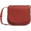 Mansur Gavriel Classic Leather Crossbody Bag In Brown