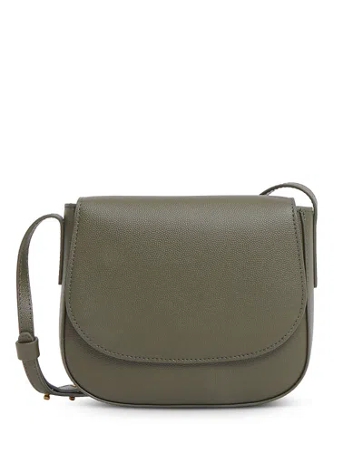 Mansur Gavriel Classic Mini Leather Crossbody In Woodland