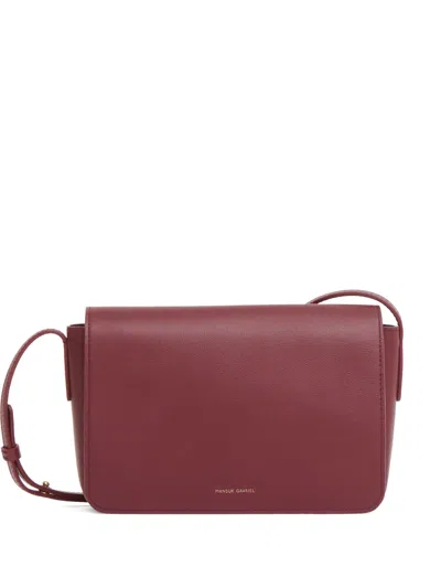 Mansur Gavriel Clio Shoulder Bag In Red