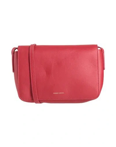 Mansur Gavriel Clio Woman Cross-body Bag Brick Size - Leather In Red