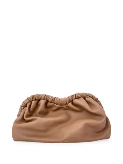 Pre-owned Mansur Gavriel Cloud Clutch Bag In Brown