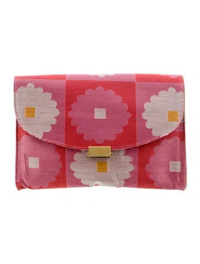 Pre-owned Mansur Gavriel Clutch In Pink