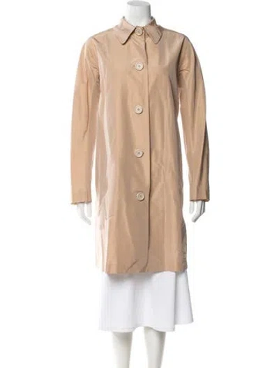 Pre-owned Mansur Gavriel Coat In Neutral