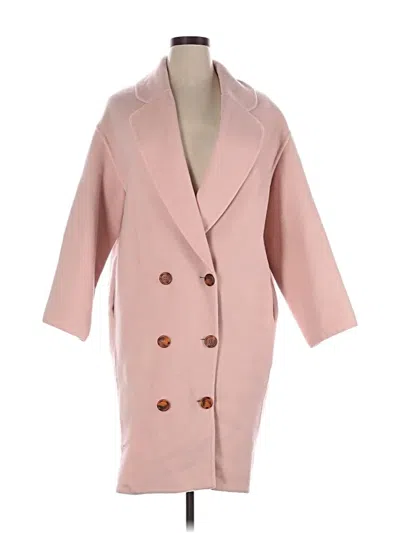 Pre-owned Mansur Gavriel Coat In Pink