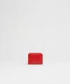 Mansur Gavriel Compact Zip Case In Poppy Naplak