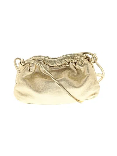 Pre-owned Mansur Gavriel Crossbody Bag In Gold