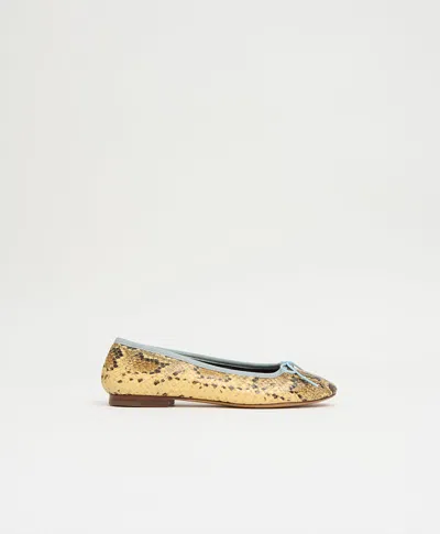 Mansur Gavriel Dance Ballerina In Golden Roccia/cielo