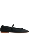 Mansur Gavriel Dance Calf-hair Ballet Flats In Black