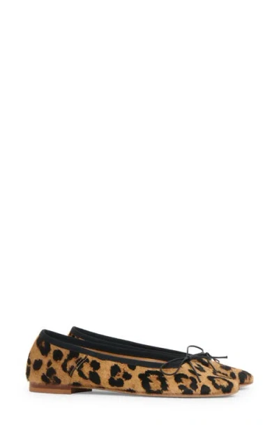 Mansur Gavriel Dance Genuine Calf Hair Ballet Flat In Multi