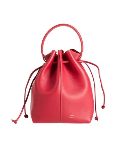Mansur Gavriel Dea Woman Handbag Brick Size - Leather In Red
