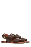 Mansur Gavriel Double Strap Slingback Sandal In Chocolate