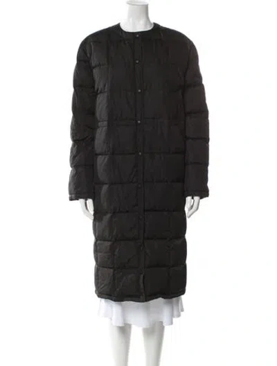 Pre-owned Mansur Gavriel Down Coat In Black