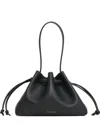 Mansur Gavriel Drawstring Pouchette Mini Bag In Black