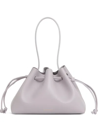 Mansur Gavriel Drawstring Pouchette Mini Bag In Purple