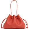 Mansur Gavriel Drawstring Pouchette Tote Bag In Orange