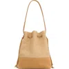 Mansur Gavriel Drawstring Cabas In Brown
