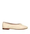 Mansur Gavriel Leather Dream Ballet Flats In Ivory