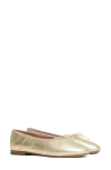 Mansur Gavriel Dream Ballerina Flats Gold In Gold