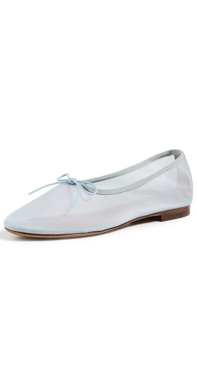 Mansur Gavriel Dream Mesh Ballerina Flat In Blue