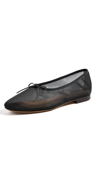 Mansur Gavriel Mesh Dream Ballerina In Black