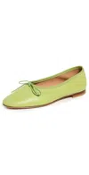 Mansur Gavriel Dream Ballerina Shoes In Fern