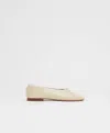 Mansur Gavriel Minima Ballerina Shoes In Jasmine Naplak