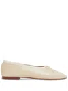 Mansur Gavriel Leather Dream Ballet Flats In Neutrals