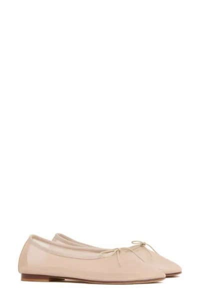 Mansur Gavriel Dream Mesh Ballerina Flat In Animal Print