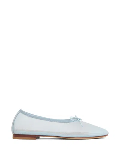 Mansur Gavriel Dance Mary Jane In Baby Blue Suede