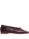 Mansur Gavriel Dream Square-toe Ballet Flats In Burgundy