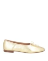 Mansur Gavriel Dream Woman Ballet Flats Gold Size 8 Leather