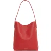 Mansur Gavriel Everyday Cabas Leather Hobo Bag In Flamma