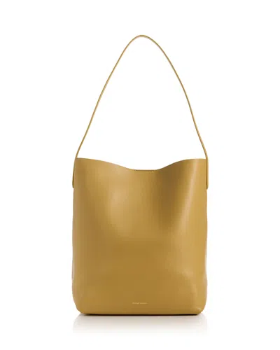 Mansur Gavriel Everyday Cabas Leather Shoulder Bag In Yellow