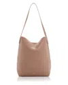 Mansur Gavriel Everyday Leather Shoulder Bag In Biscotto