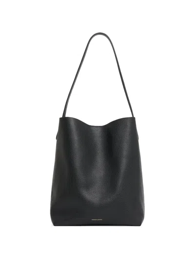Mansur Gavriel Everyday Cabas Pebbled Tote Bag In Red