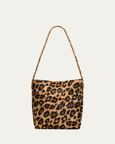 Mansur Gavriel Everyday Cabas Small Leopard-print Animal Hair Shoulder Bag