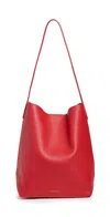 Mansur Gavriel Everyday Cabas Leather Hobo Bag In Flamma