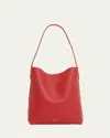 Mansur Gavriel Everyday Leather Shoulder Bag In Flamma