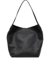 Mansur Gavriel Everyday Cabas Grained Leather Shoulder Bag In Black