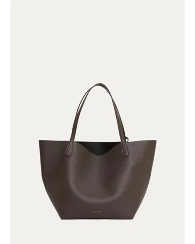 Mansur Gavriel Everyday Soft Leather Tote Bag In Brown