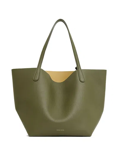 Mansur Gavriel Everyday Soft Leather Tote Bag In Green